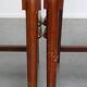 Set of two Art Deco design dining chairs with a wooden frame