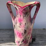 Art Deco pink ceramic vase