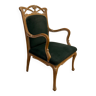 Art Nouveau style armchair in wood