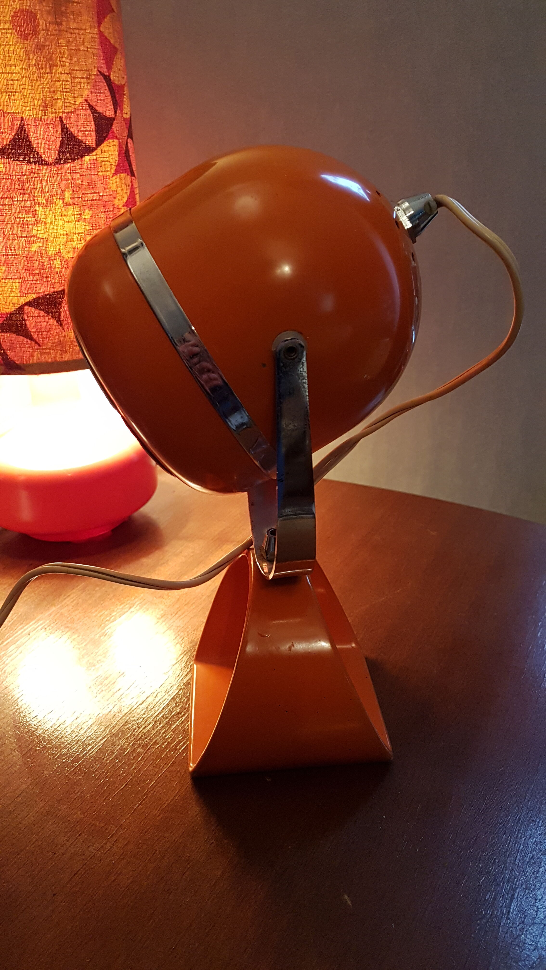 Lamp metal of the years 70