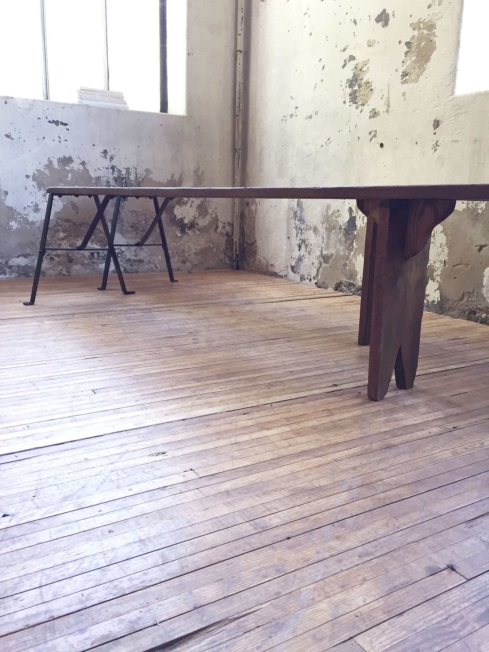 XXL 3m industrial pine bench