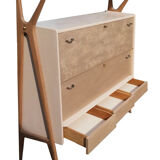 Vintage bar furniture by Louis Paolozzi for René Godfrid, 1950s