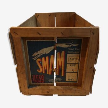 50s wooden crate