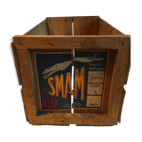 50s wooden crate