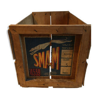 50s wooden crate