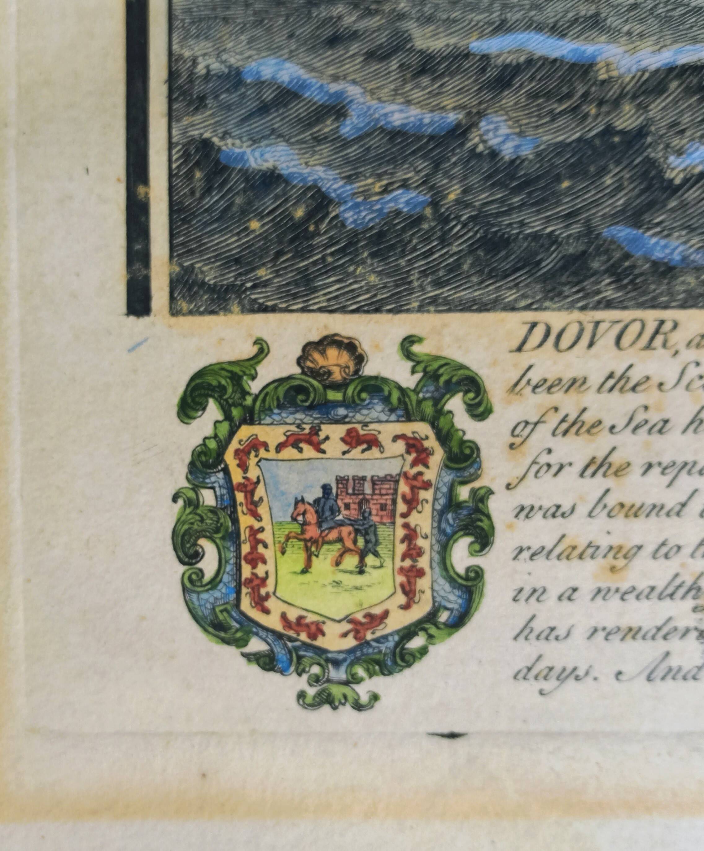 1739 Buck map Dover UK