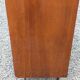 Vintage walnut varnished chest of drawers with 4 drawers from the 1960s.