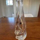 Saint-Louis crystal soliflore – Sculptural design – H 19.5 cm