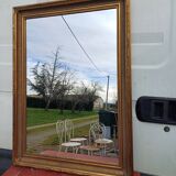 Wood and Gilded Stuk Mirror, early 20th century