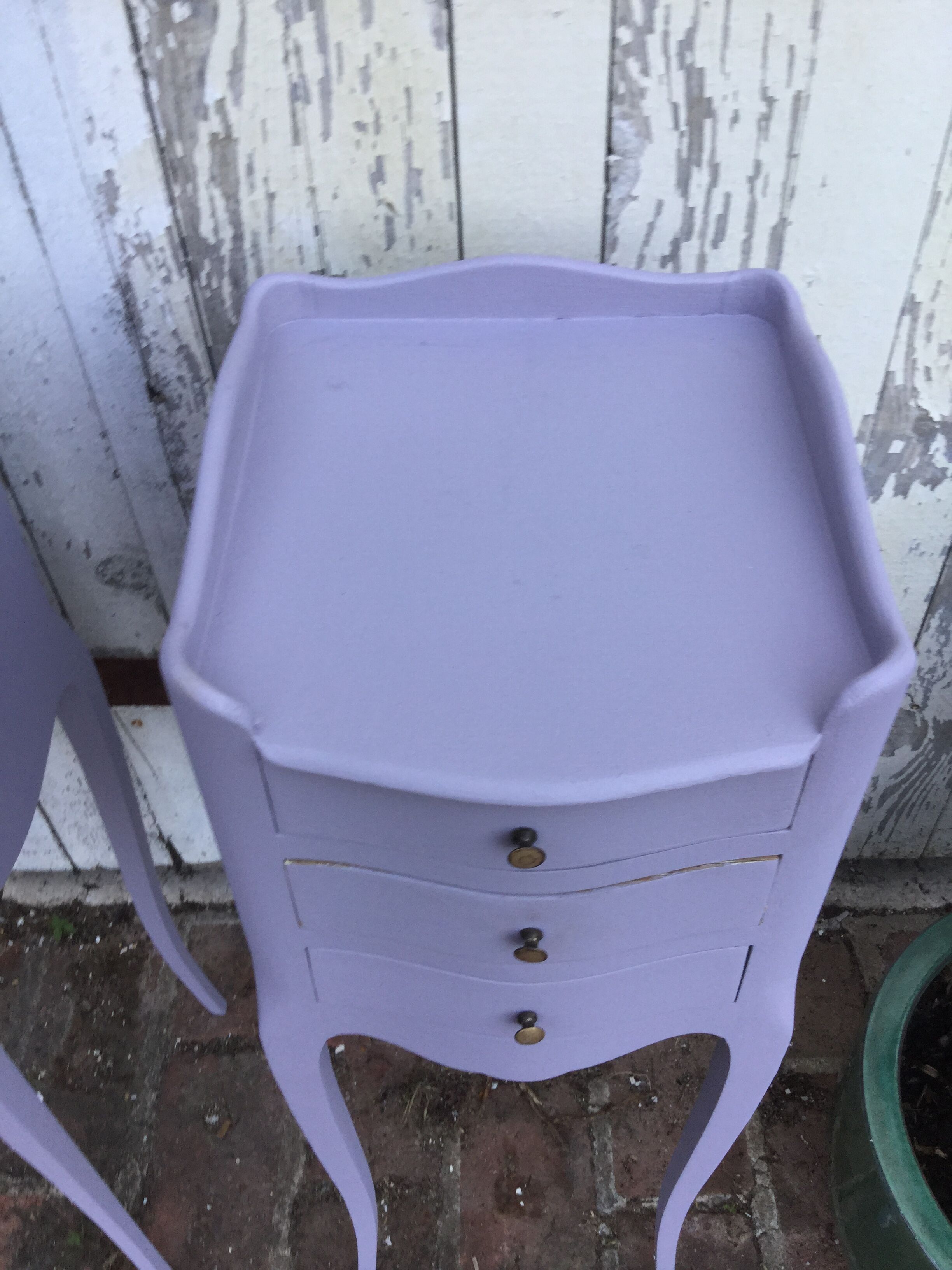 Renovated Louis XV bedside pair.