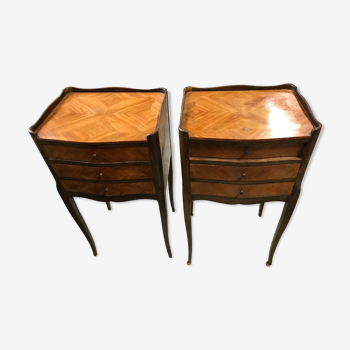 Pair of bedsides / Night tables
