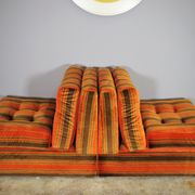 Striped armchairs, 1970s, set of 3