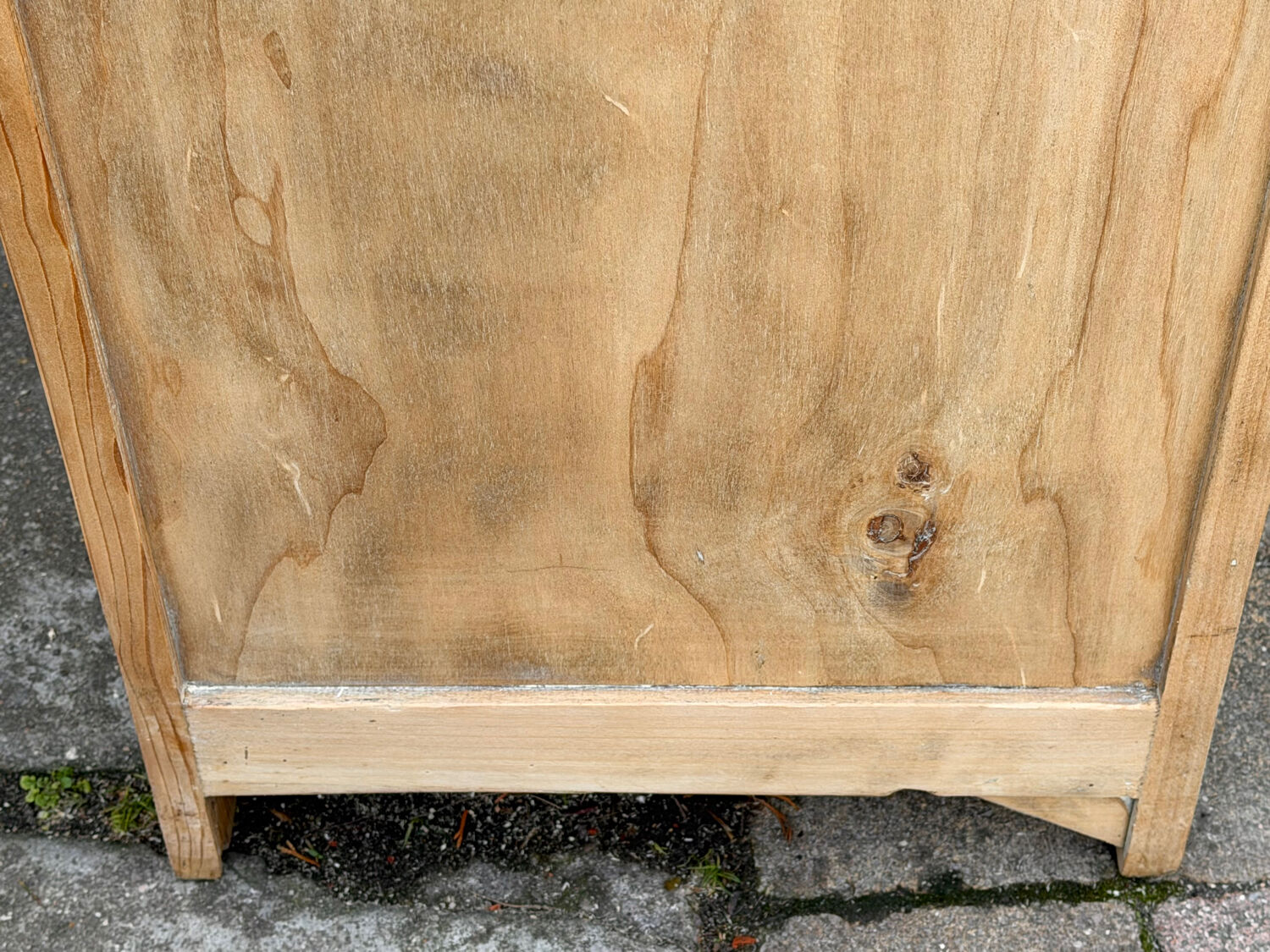 Vintage wooden wardrobe from 1940.