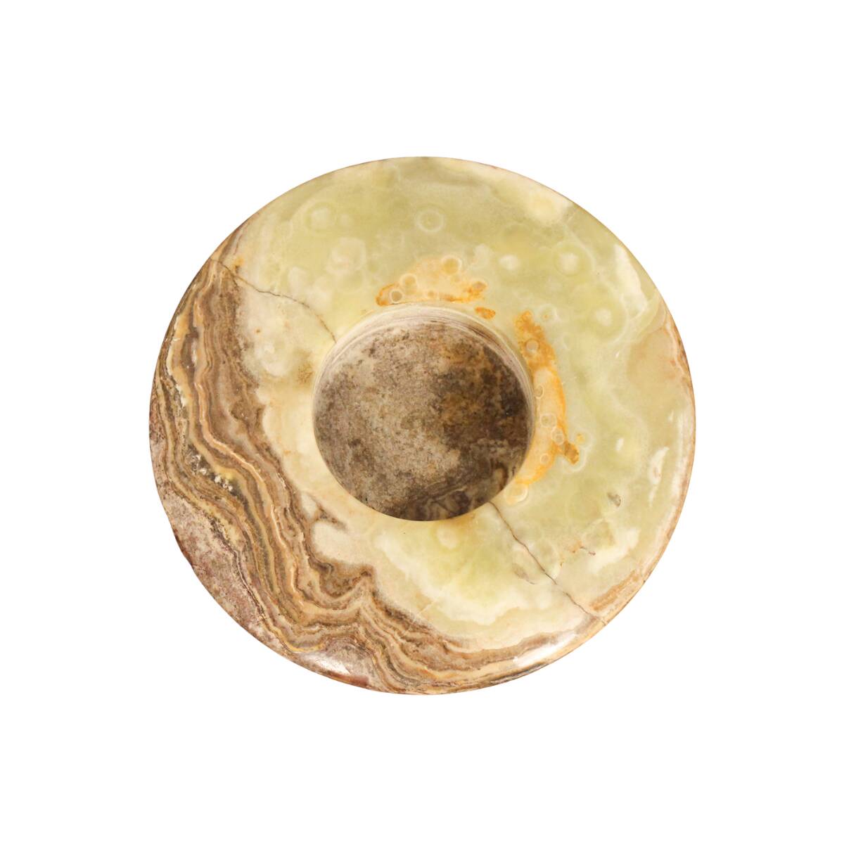 Onyx tea light holder in marble