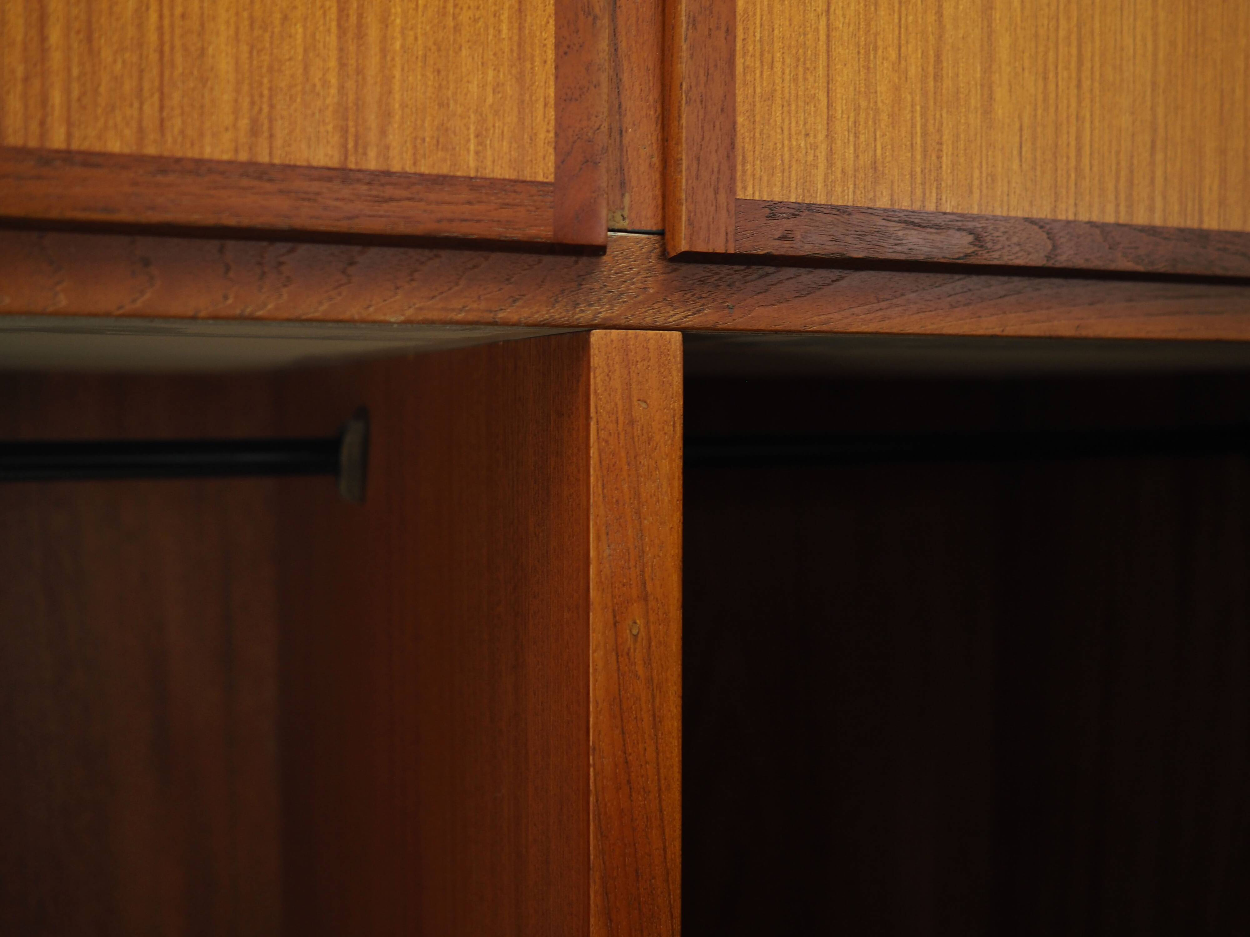 Teak wardrobe, Danish design, 1970s, manufacturer: Omann Jun