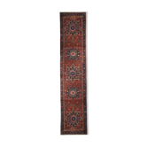 Antique Persian Karaje runner rug, Long Tribal Wool Oriental Rug- 87x405cm