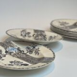 Floral iron earth plate