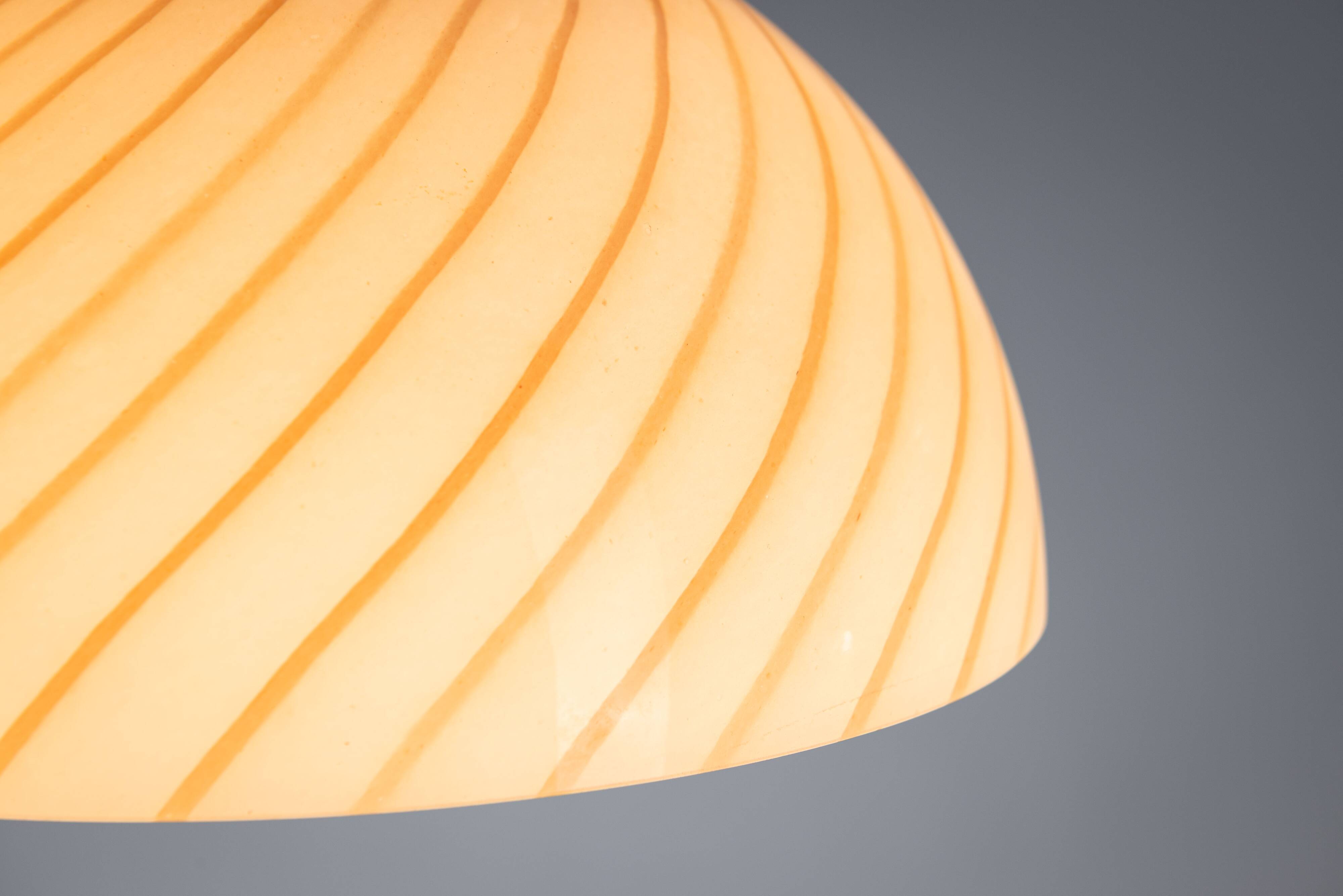 Ceiling lamp with Murano glass shade