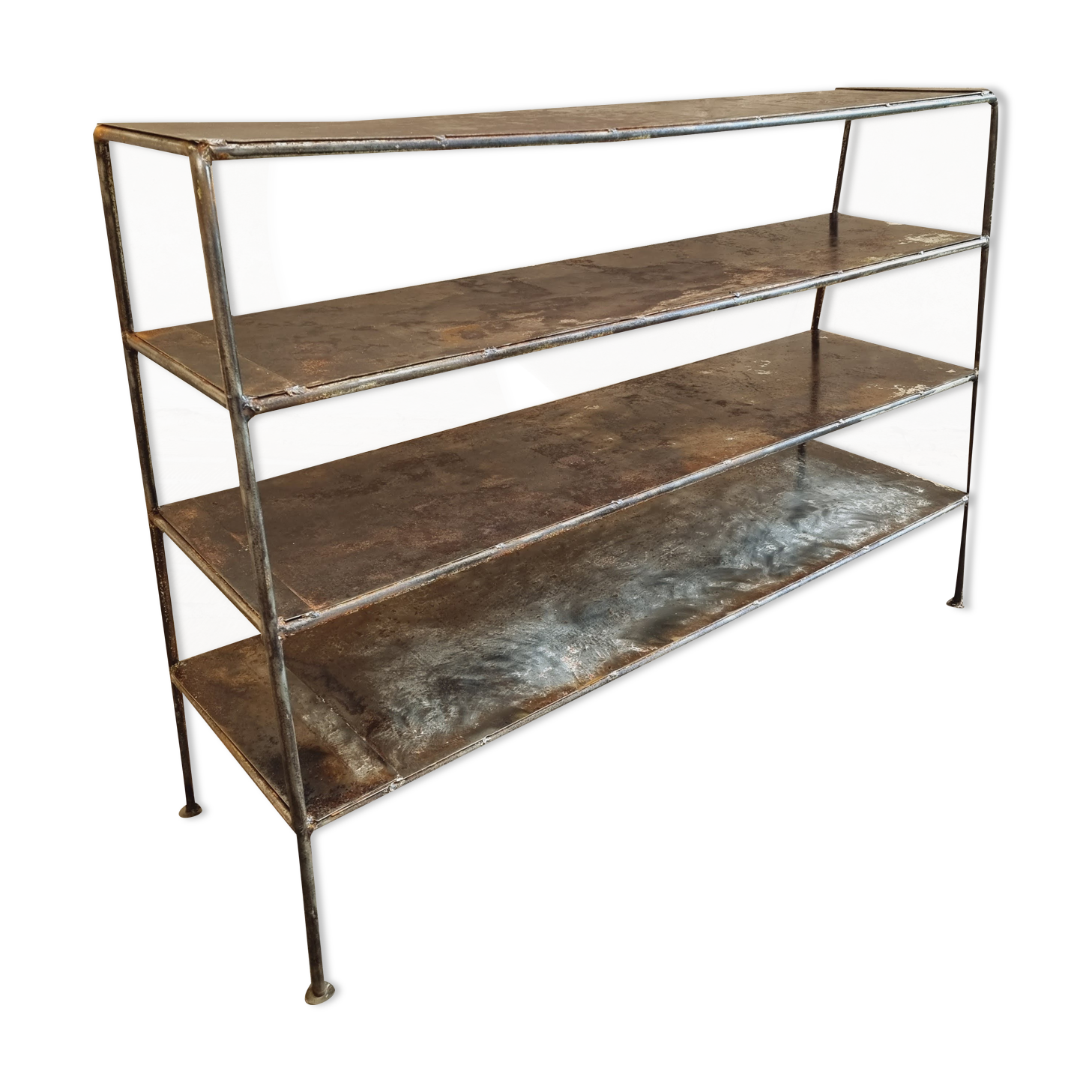 Industrial shelving kitchen rack steel