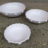 Hollow dishes old salad bowl white earthenware