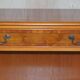 Vintage yew wood library/buffet with three drawers.