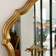Old baroque gold mirror - 33x47cm
