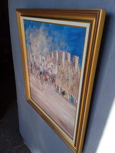 Roger Vivés painting fantasia oil on canvas