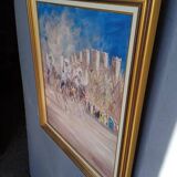 Roger Vivés painting fantasia oil on canvas