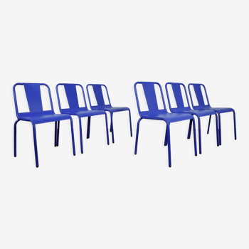 Ensemble de 6 chaises design par Isi Design Group produit par Isimar 2000 Espagne