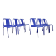 Ensemble de 6 chaises design par Isi Design Group produit par Isimar 2000 Espagne