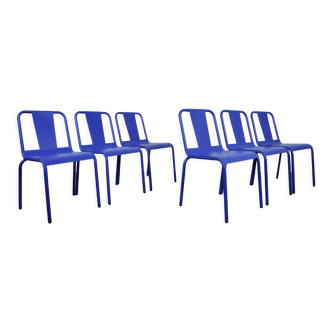 Set of 6 design chairs by Isi Design Group produced by Isimar 2000 Spain