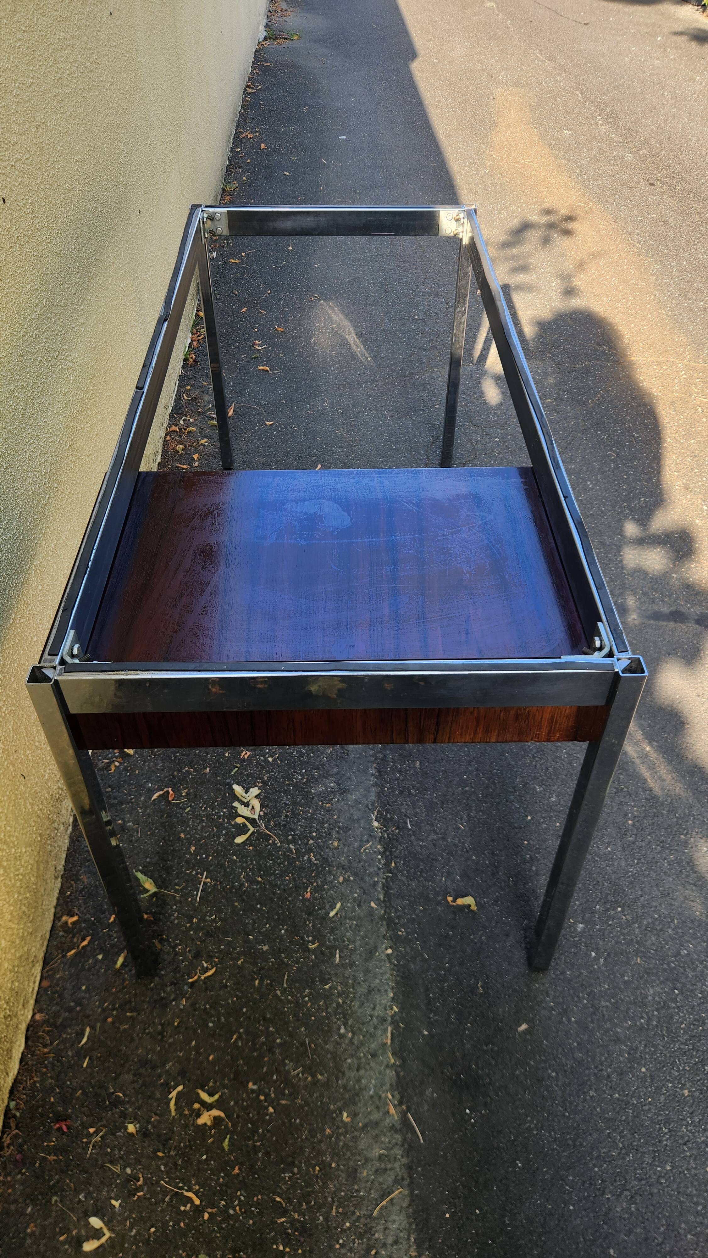 Bureau Knoll design marbre blanc