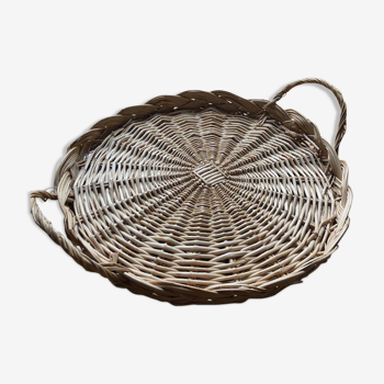 Wicker tray