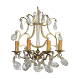 Wall lamp in gilded bronze