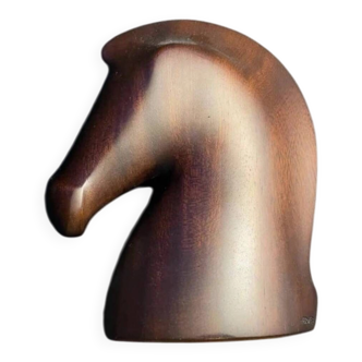 Samarcande Sculpture Hermès in Solid Wood – Decorative Collectible Item