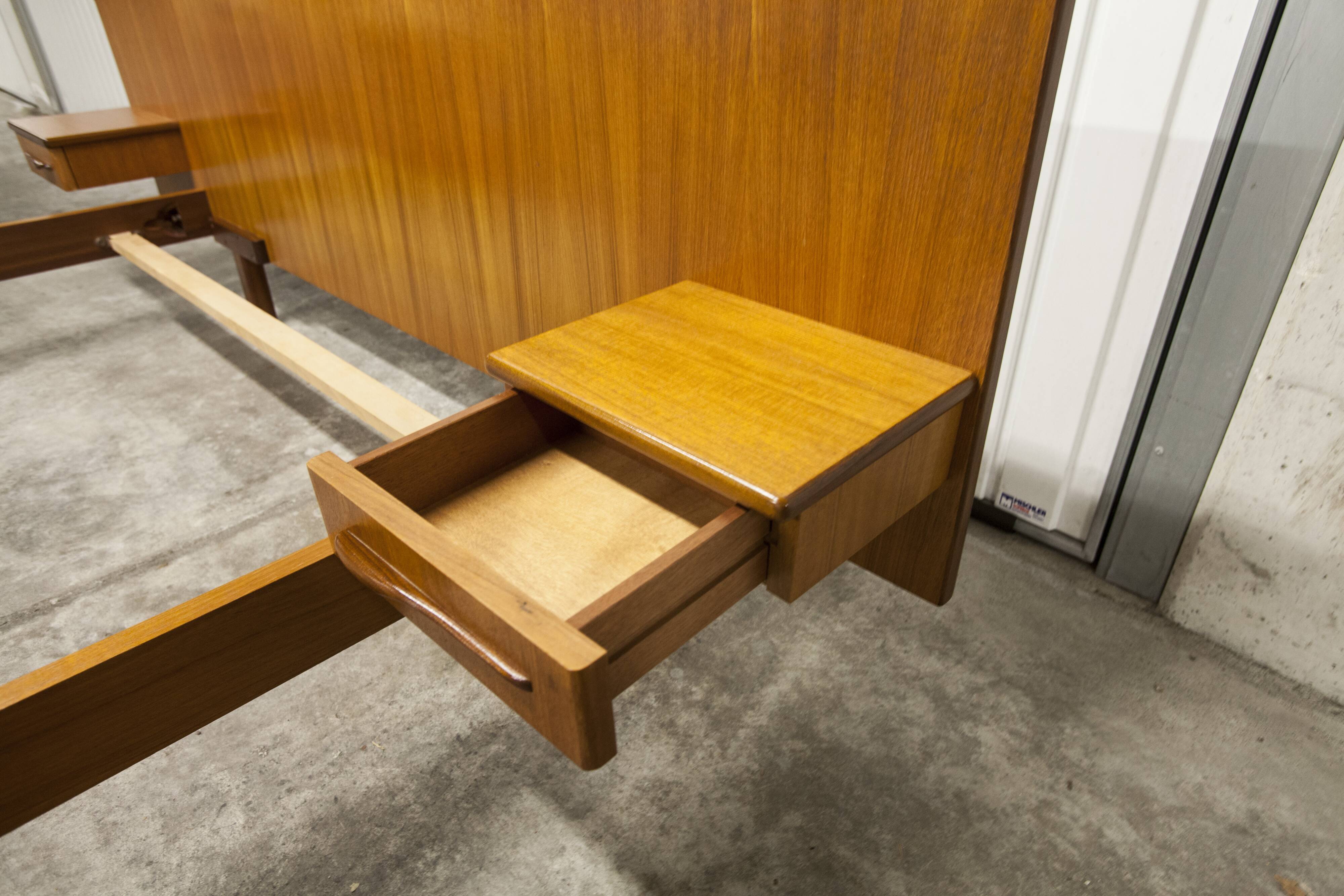 Scandinavian bed 1960 teak