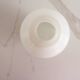 Vintage white opaline glass lampshade 19.5 cm, 4467