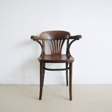 Brown wooden bistro chair