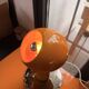 Vintage ceramic space-age lamp