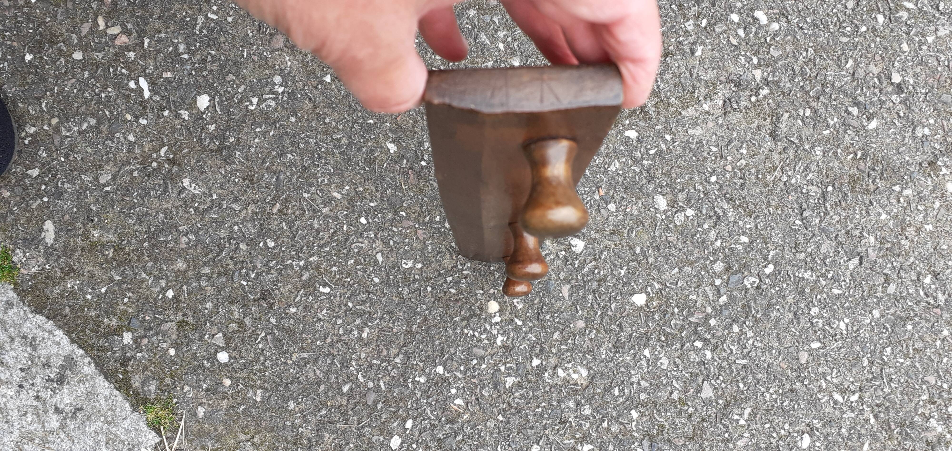 Vintage wall coat rack