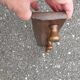 Vintage wall coat rack