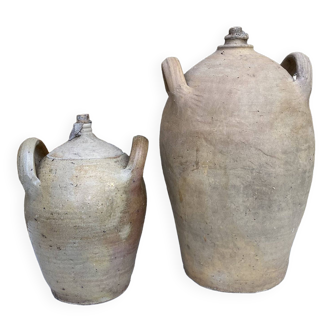 Old terracotta jars