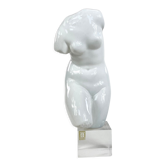 Bust of Venus in ceramic on plexiglass base, circa 1970