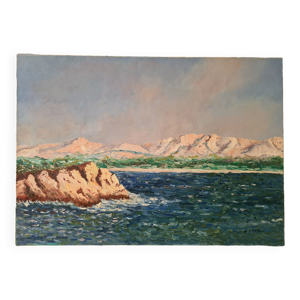 Vue du Mont Rose à Marseille -