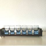 service de verres à digestif/liqueur