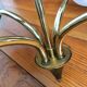 Glass and brass chandelier 50s/60s
