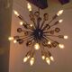 Sputnik chandelier, space-age, 1980-90