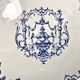 4 old Moustiers plates