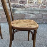 Paire de chaises viennoise bistrot café