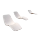Lot de 3 chaises longues Zublena
